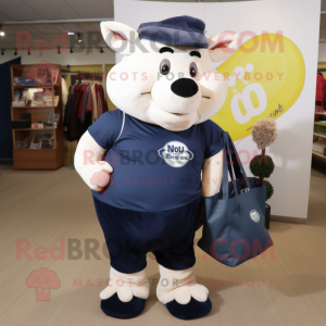 Navy Sow mascotte kostuum...