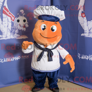 Disfraz de mascota Navy...