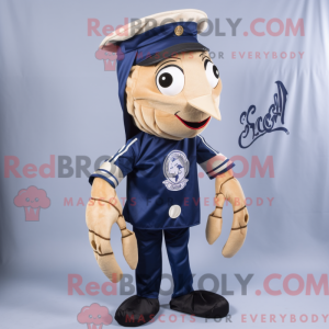 Disfraz de mascota Navy...