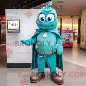 Teal Tooth Fairy mascot...