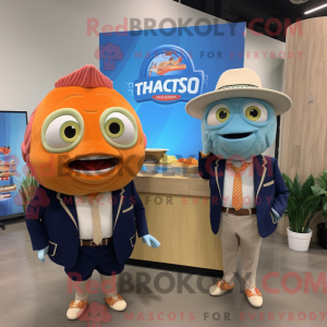 Postava maskota Peach Fish...