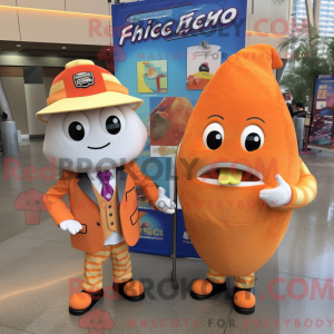 Postava maskota Peach Fish...