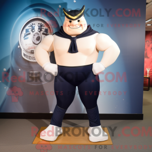 Disfraz de mascota Navy...