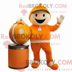 Costume mascotte de Orange...