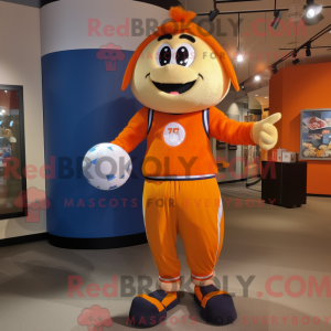 Costume mascotte de Orange...