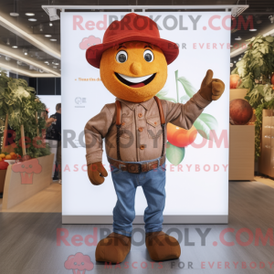 Disfraz de mascota de Brown...