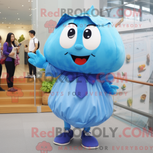 Blue Potato mascottekostuum...