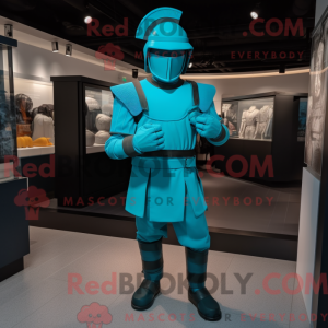 Turquoise Roman Soldier...