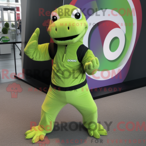 Lime Green Komodo Dragon...