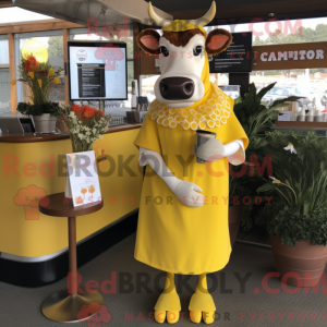 Personaggio mascotte giallo...