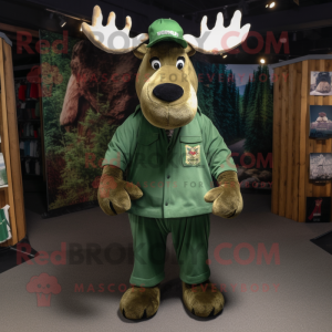 Forest Green Moose maskot...