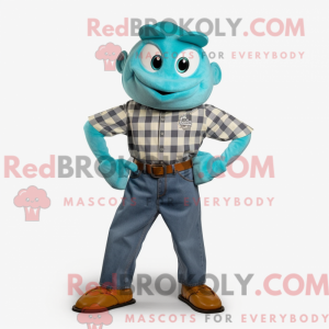 Teal Crab Cakes mascot...