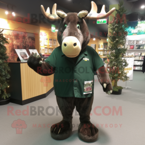 Forest Green Moose mascotte...