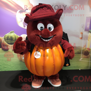 Maroon Pumpkin maskot...