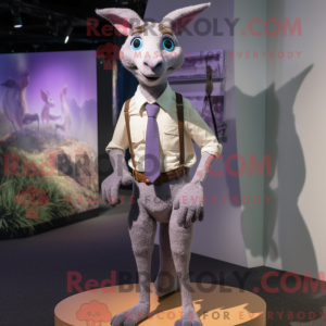 Lavender Kangaroo mascot...