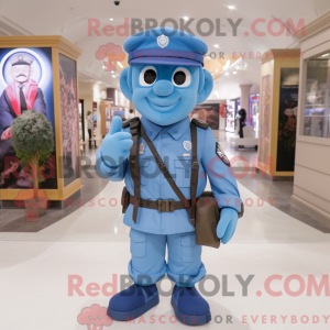 Disfraz de mascota soldado...
