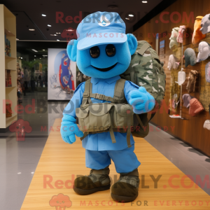Blue American Soldier...