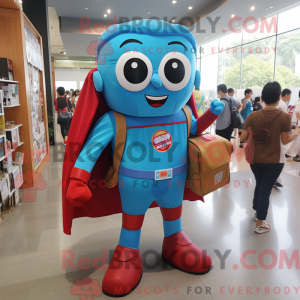 Superhero mascot costume...