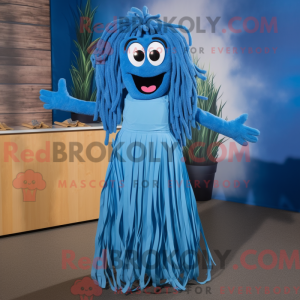 Blå Spaghetti maskot...