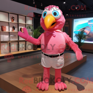 Maskottchenkostüm Rosa...