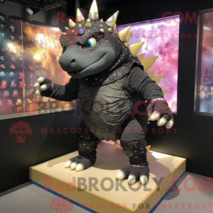 Svart Ankylosaurus...