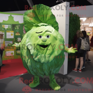 Lime Green Cabbage Leaf...