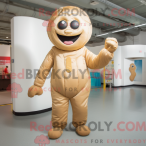 Figura de máscara Tan Candy com capuz e macacão e foto - Mascotes de doces - REBROKO_343070 - RedBrokoly.com