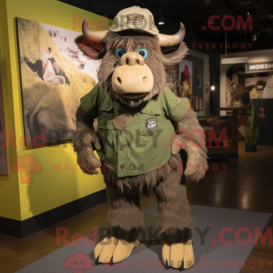 Olive Buffalo maskot...