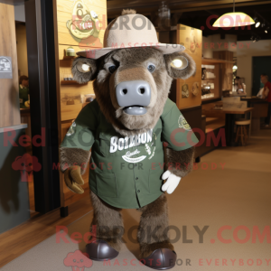Olive Buffalo mascot...