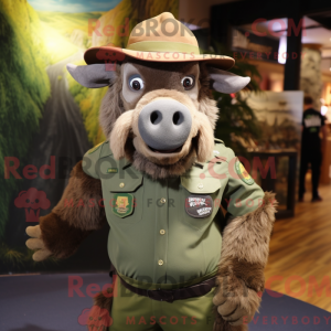Olive Buffalo maskot...