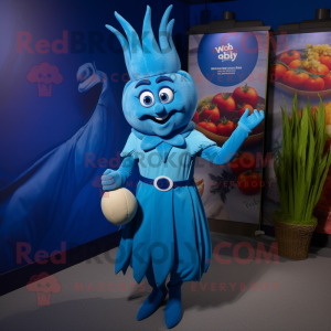 Blue Onion maskot kostume...