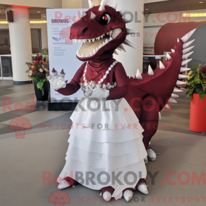 Maroon Stegosaurus...