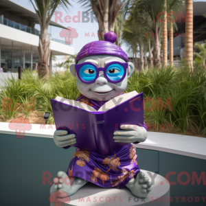 Disfraz de mascota Purple...