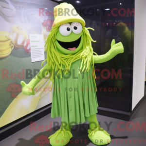 Maskottchenkostüm Lime...