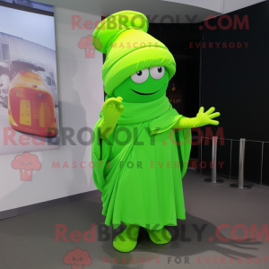 Maskottchenkostüm Lime...