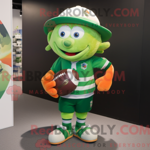 Groene clown vis...