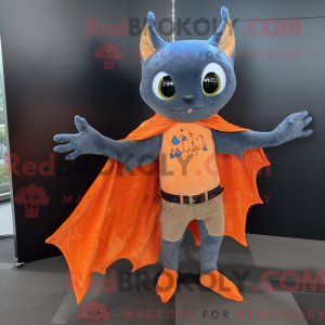 Oranje Bat mascottekostuum...