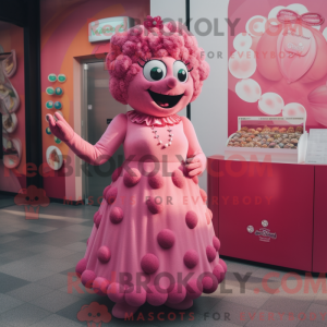Maskottchenkostüm Pink...