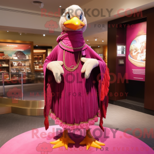 Magenta Goose máscara...