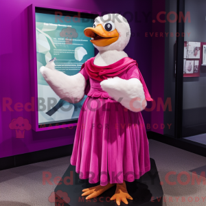 Magenta Goose máscara...