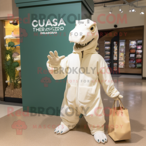 Crème Iguanodon mascotte...