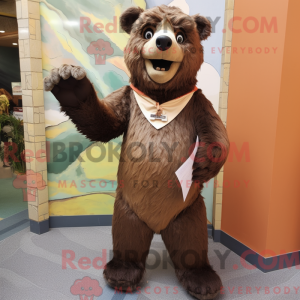 Disfraz de mascota del oso...