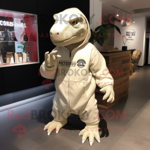 Crème Iguanodon mascotte...