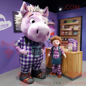 Disfraz de mascota Purple...