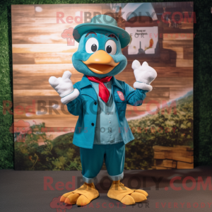 Teal Arrow Of Love mascot...