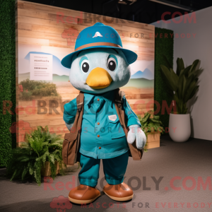 Disfraz de mascota Teal...