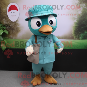Postava maskota Teal Arrow...