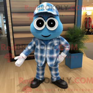 Blue Pepper-mascottekostuum...
