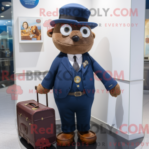 Navy Pendant mascot costume...
