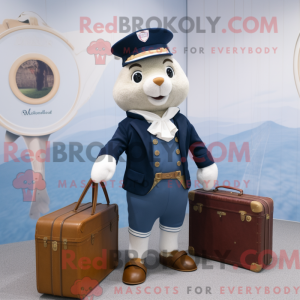 Navy Pendant mascot costume...